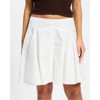 폴로 폴로 랄프 로렌 버튼 프론트 패널드 코튼 스커트 화이트 7213645 149484031_이미지