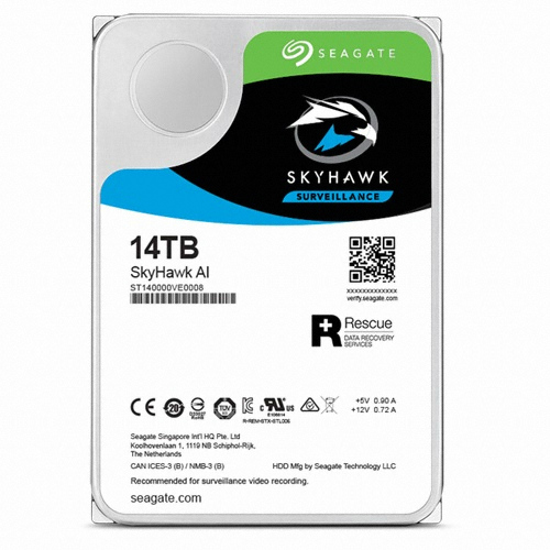 Seagate SkyHawk AI 7200/256M (14TB, ST14000VE0008)_이미지