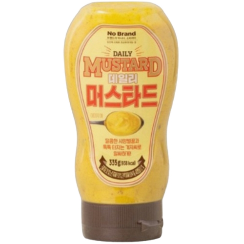 노브랜드 데일리 머스타드 소스 335g (4개)_이미지