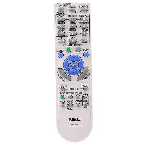 NEC 프로젝터 리모컨_이미지