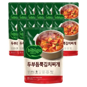 CJ제일제당 비비고 두부듬뿍 김치찌개 460g (12개)_이미지
