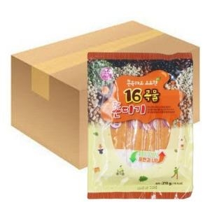 16곡물 쫀디기 210g x 12봉 에코푸드 추억의 과자, 전통과자, 쫀드기