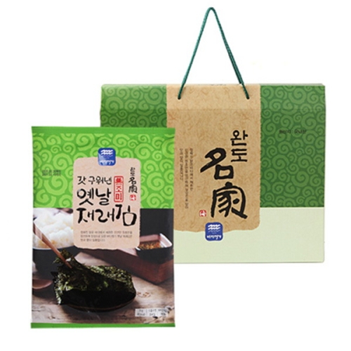 바다명가 완도명가 갓 구워낸 옛날 재래김(무조미) 선물세트 1호 (1개)_이미지