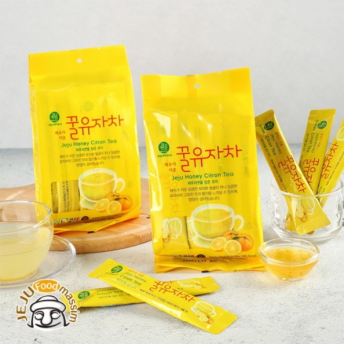 제주가 키운 꿀유자차 375g 간편스틱형 25gx15개