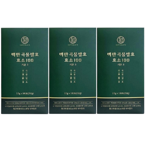 활강원 백만 곡물발효 효소 2.5g 100포 (3개)_이미지