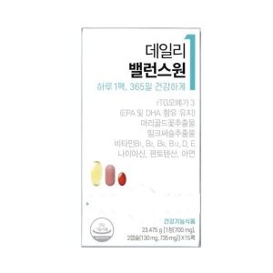 알피바이오 데일리 밸런스원 700mg 15정 (3개)_이미지