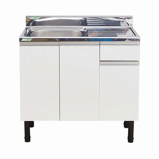 라레스가구 LPM 개수대 서랍 싱글볼 (90cm)_이미지