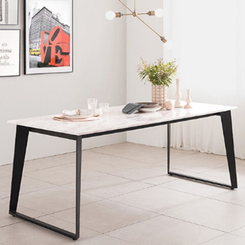 헤이미쉬홈 칸토 비앙코카라라 대리석 식탁 1800 (의자별도)_이미지