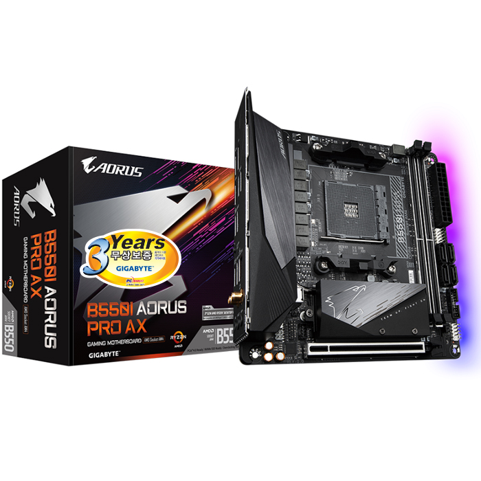 GIGABYTE B550I AORUS PRO AX 피씨디렉트_이미지