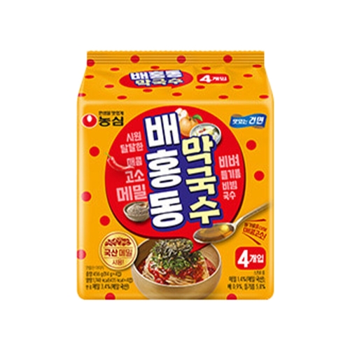 농심 배홍동 막국수 114g (4개)_이미지
