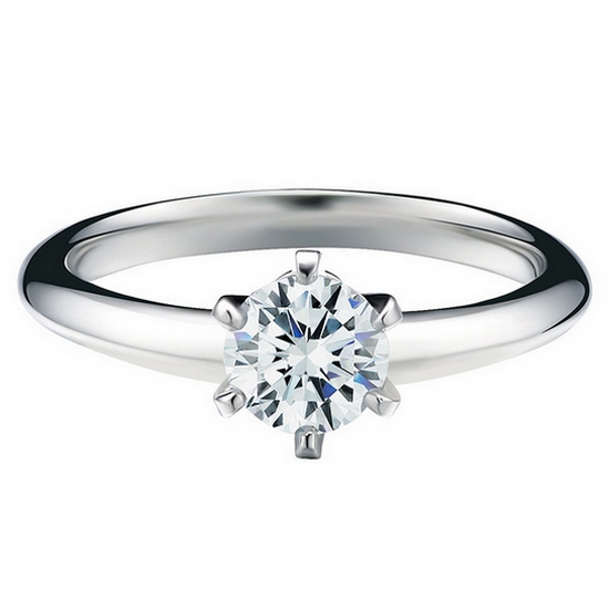 한국금다이아몬드 5부 랩 다이아몬드 반지 6프롱 IGI D VS1 14K_이미지