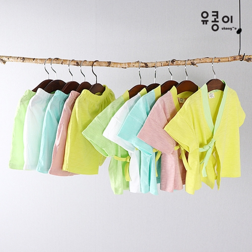 [불명] 유아 아동 아기 시원여름 반팔 개량한복 생활_이미지