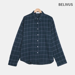 남자 클래식무드 모던 코튼 체크 셔츠 남방 레이어드 BRAT131