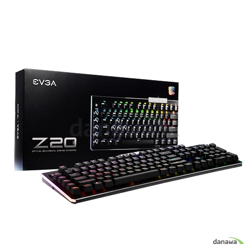 EVGA Z20 RGB 광축 게이밍 키보드 한글 (클릭)_이미지