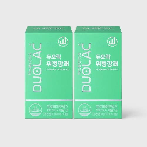 듀오락 위청장쾌 프로바이오틱스 60캡슐 (2개)_이미지