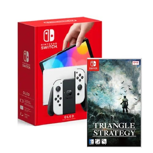 Nintendo 닌텐도 스위치 OLED 1인용 게임 패키지 (트라이앵글 스트래티지)