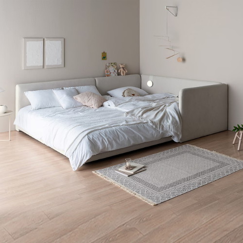 레이디가구 레브 패브릭 슬림헤드 데이베드 패밀리침대 SS+Q (매트별도)