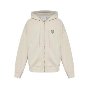 메종키츠네 logo zip up hoodie OM02138KM0001 T_이미지