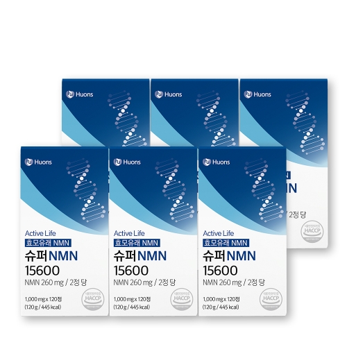 휴온스 슈퍼 NMN 15600 120정 (6개)_이미지