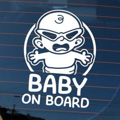 ��Ű���� ��ũ ���۶� �ֱ� Baby On Board ��ƼĿ LSC-673