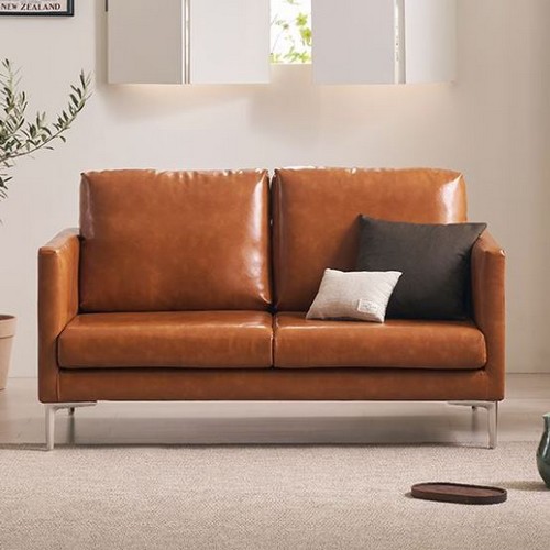 삼익가구  르카 가죽 소파 2인용