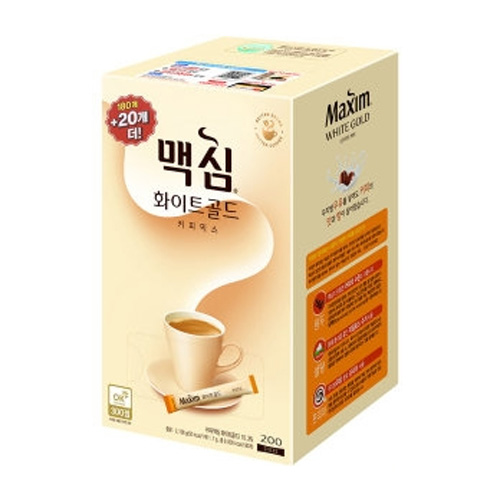 동서식품 맥심 화이트골드 믹스 스틱 200개입 [1개]