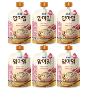 매일유업 맘마밀 안심이유식 표고버섯과 소고기 100g (6개)_이미지