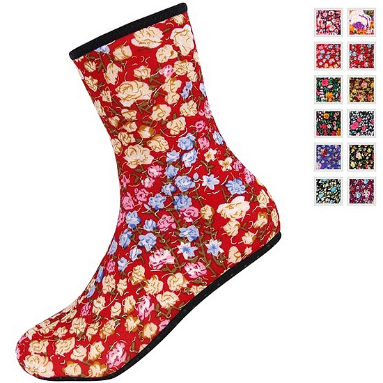 크로바 기모 지압 중목 요술 버선 SCK787 (1켤레)_이미지