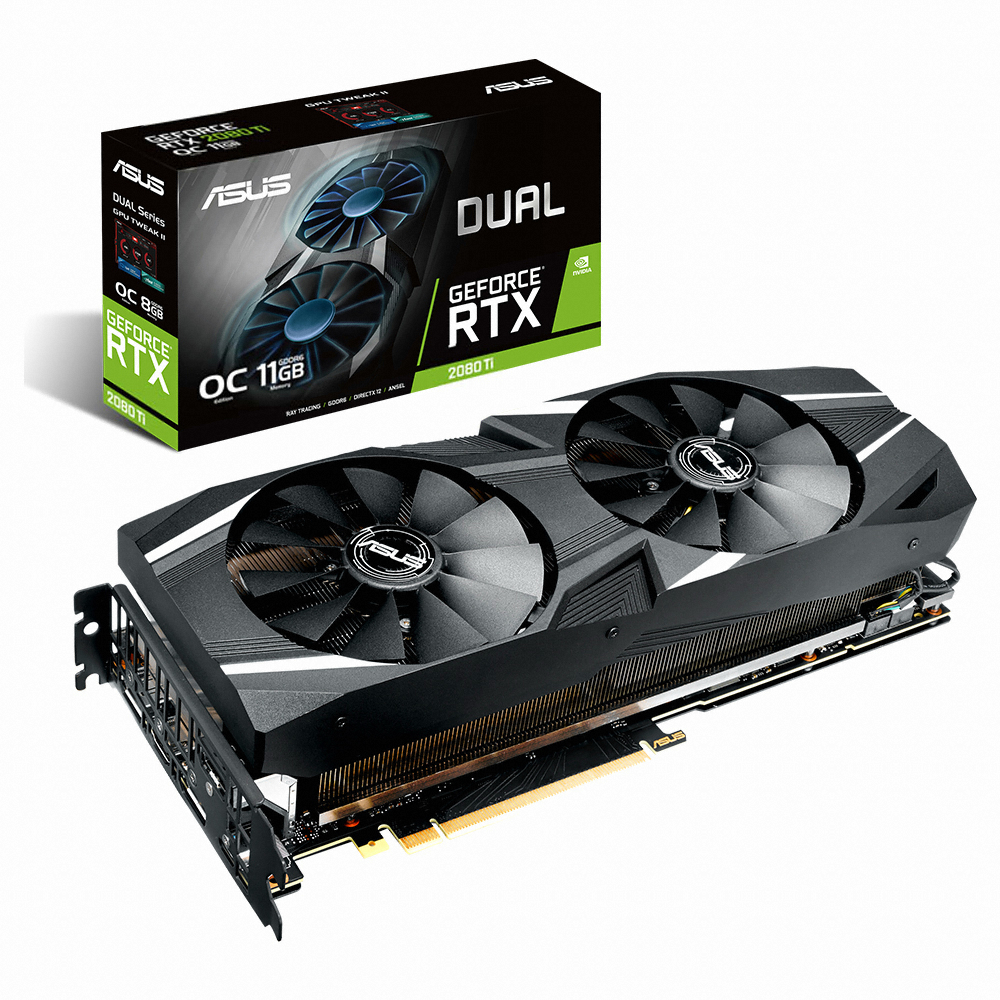 ASUS DUAL 지포스 RTX 2080 Ti O11G D6 11GB_이미지