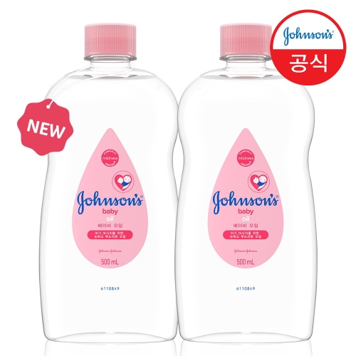 존슨즈베이비 핑크 로션 500ml x2+ 증 J베이비오일 200ml_이미지