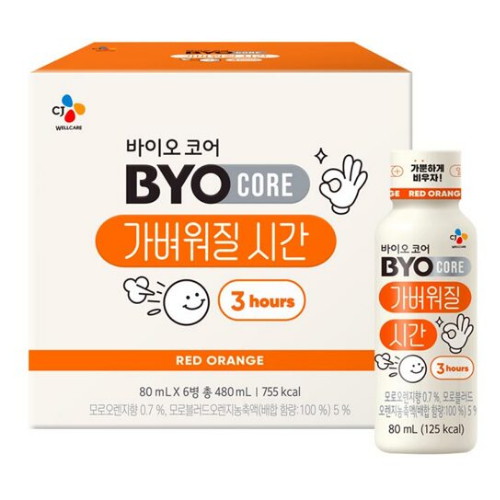 CJ웰케어 바이오코어 가벼워질 시간 80ml 6병 (3개)_이미지