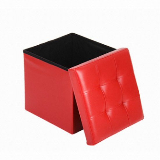 아카시아리빙 수납 가죽스툴_이미지