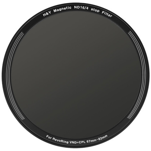 H&Y 레보링 마그네틱 ND16 클립온 렌즈필터 (67-82mm)_이미지