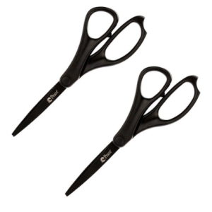 피스코리아 블랙 코팅 가위 (8개)_이미지