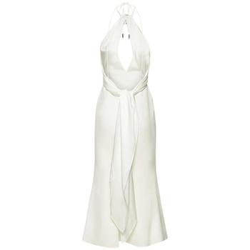 사틴 데이비드 코마 여성 캐디 플라워 롱 드레스 77I RGY009 TP7214