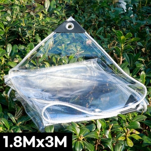 아띠꼴로 방풍 방한 투명비닐 베란다 바람막이 비닐 1.8MX3M 테라스 PVC 냉방 비닐천막 외풍차단 방수 단열 커튼