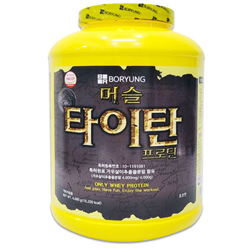 보령 머슬타이탄 프로틴 4kg (1개)_이미지