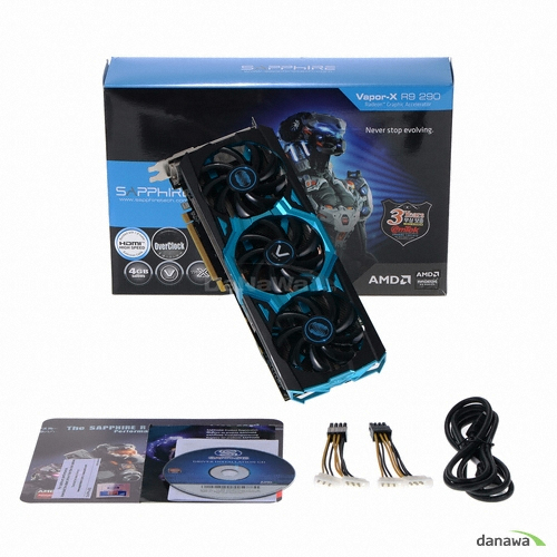 SAPPHIRE �󵥿� R9 290 Vapor-X OC D5 4GB Tri-X