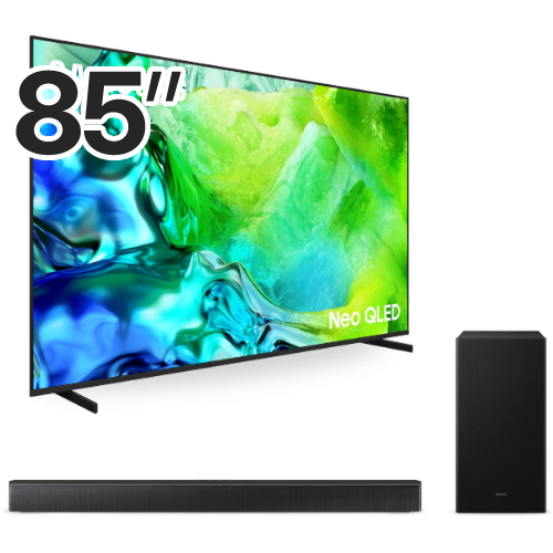 삼성전자 네오QLED KQ85QNH80AFXKR (스탠드+사운드바, HW-B650F)_이미지