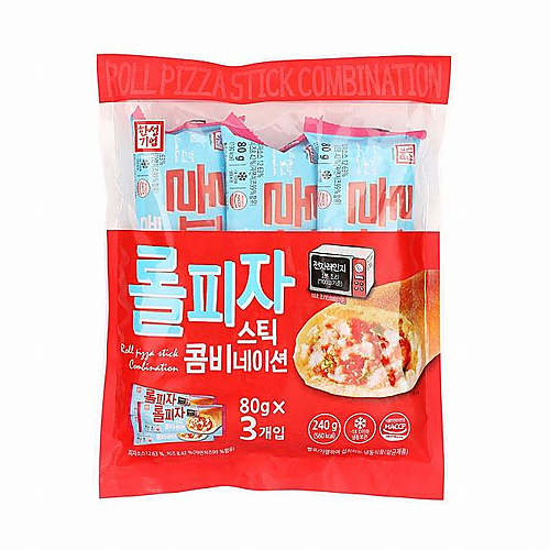 한성기업 롤피자스틱 콤비네이션 80g (3개)_이미지