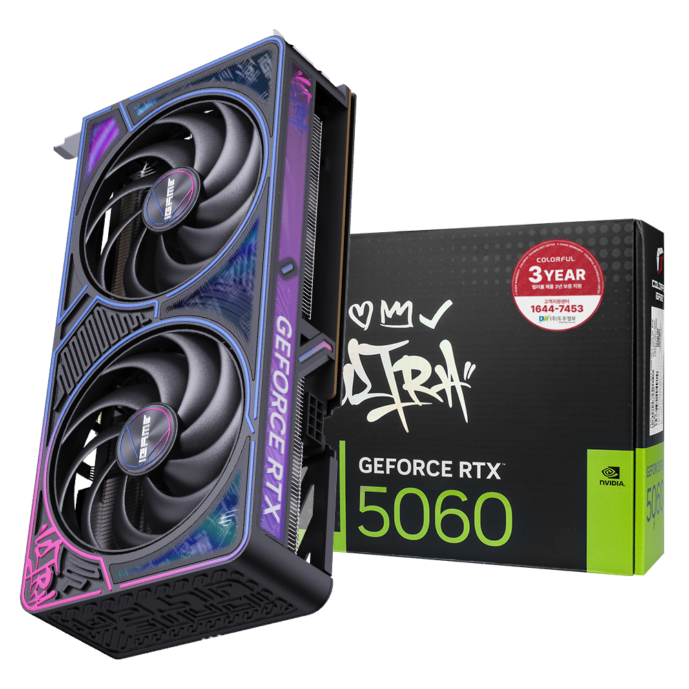 COLORFUL iGame 지포스 RTX 5060 ULTRA DUO OC D7 8GB 도우정보