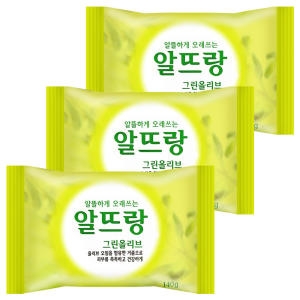 알뜨랑 비누 140g / 그린올리브 3개입 3개