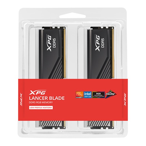 ADATA DDR5-6000 CL30 LANCER BLADE RGB 블랙 패키지 코잇 (32GB(16Gx2))_이미지