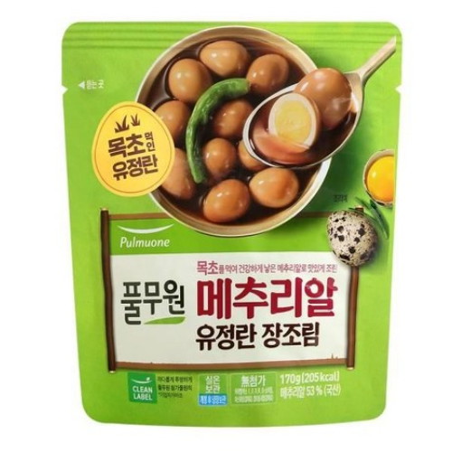 풀무원 메추리알 유정란 장조림 170g이미지입니다. 누르면 해당 게시물로 새창이동합니다.