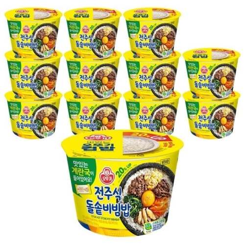 오뚜기 컵밥 전주식돌솥비빔밥 270g(+계란국) (12개)