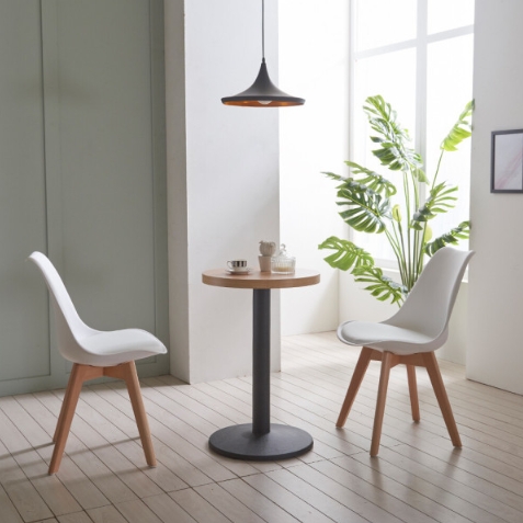 앳홈 카페식 원형 티테이블 500