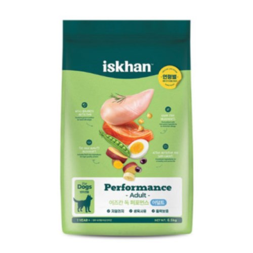이즈칸 독 퍼포먼스 어덜트 6.5kg (5개)_이미지