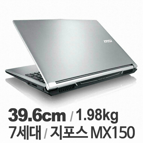 MSI 프레스티지 PL62 7RC-i5 WIN10 (SSD 128GB)_이미지