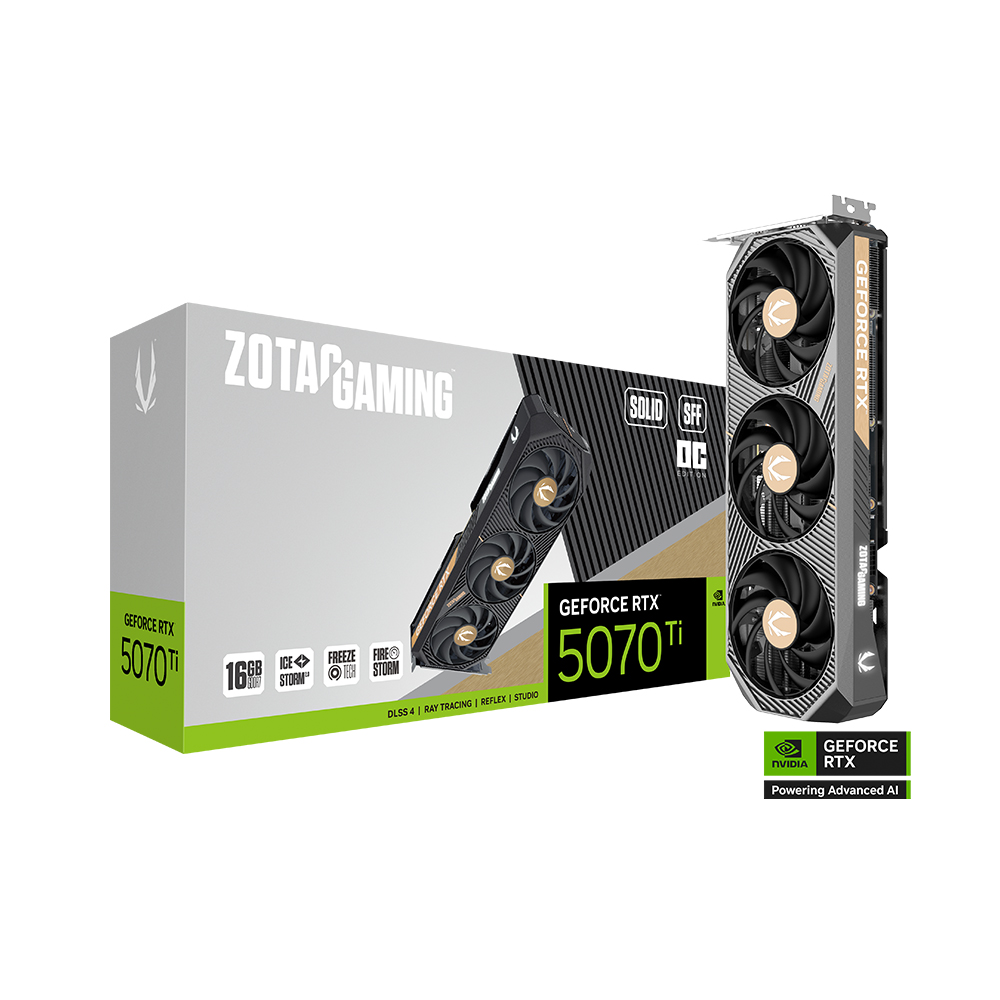 ZOTAC GAMING ������ RTX 5070 Ti SOLID SFF OC D7 16GB