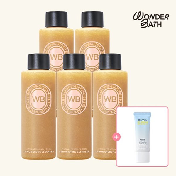 원더바스 조성아 레몬청 클렌저 트위스트캡 허니&레몬 200ml (기본패키지1)_이미지